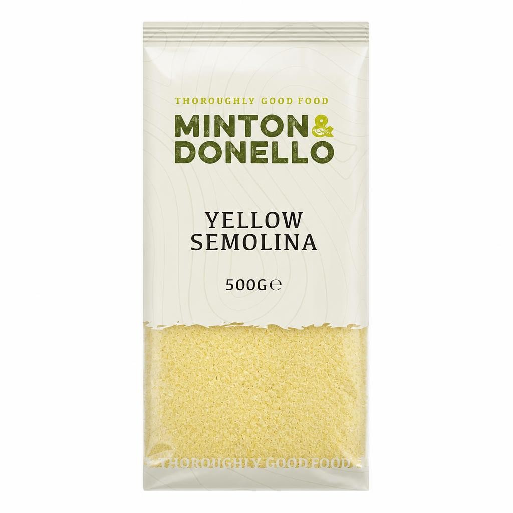 Minton & Donello Yellow Semolina 6 x 500g
