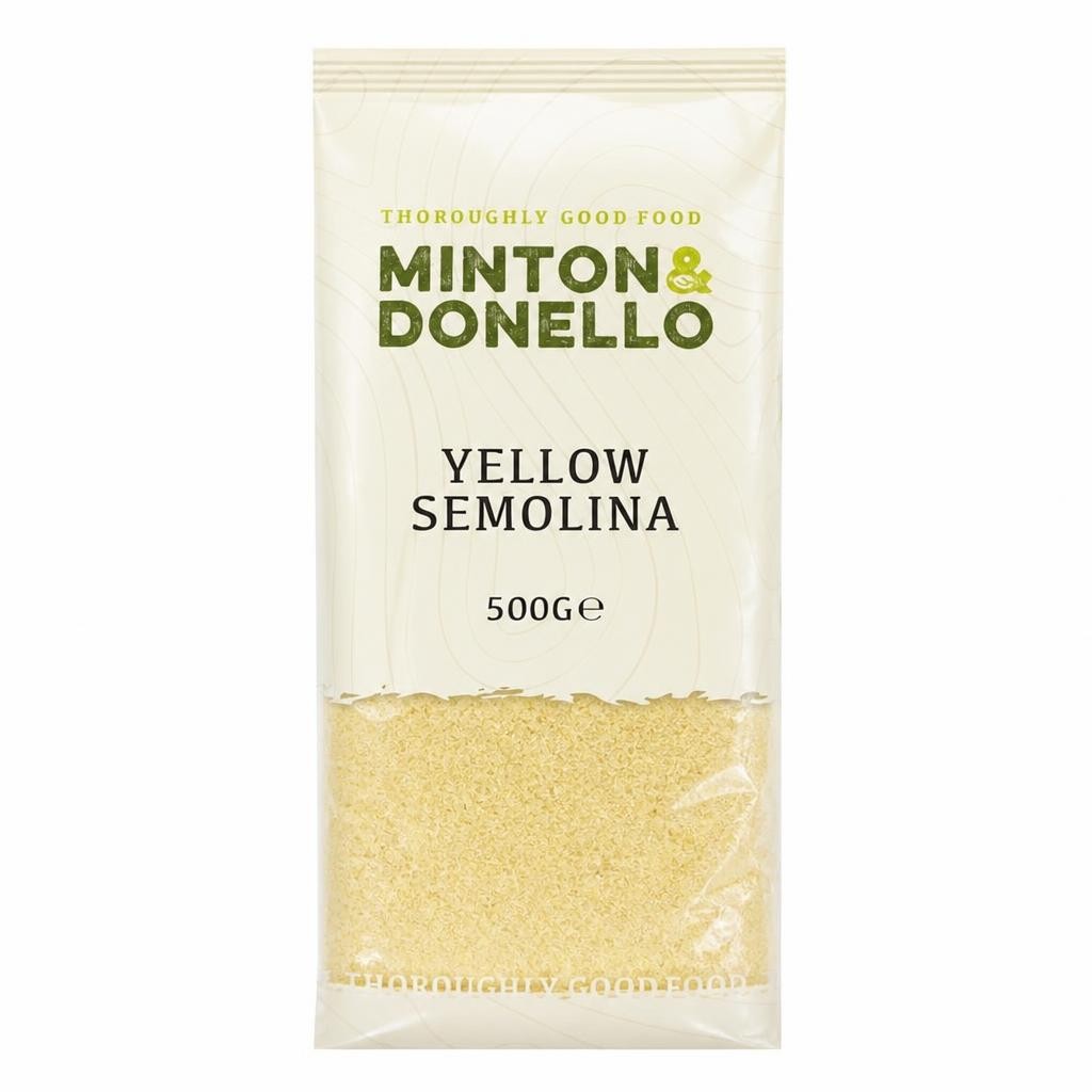 Minton & Donello Yellow Semolina 6 x 500g