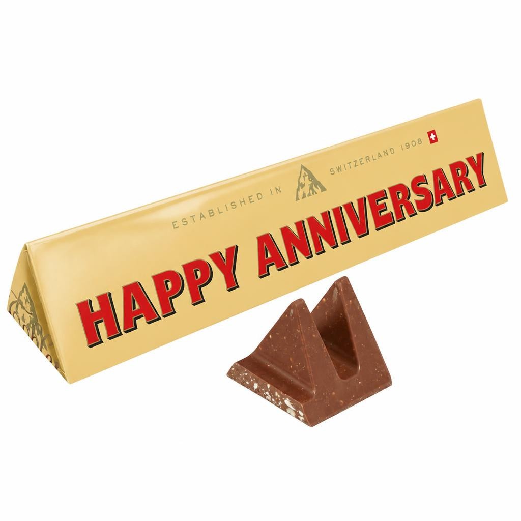 Toblerone Happy Anniversary Chocolate Gift Bar 340g