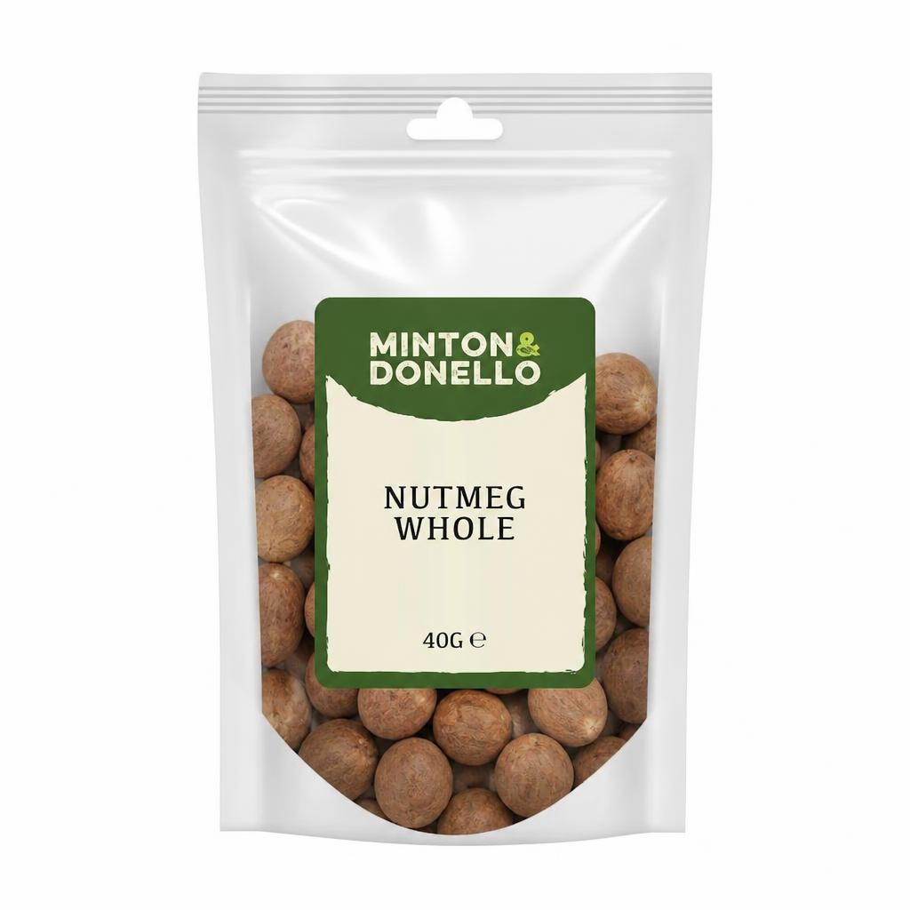 Minton & Donello Nutmeg Whole 10 x 40g