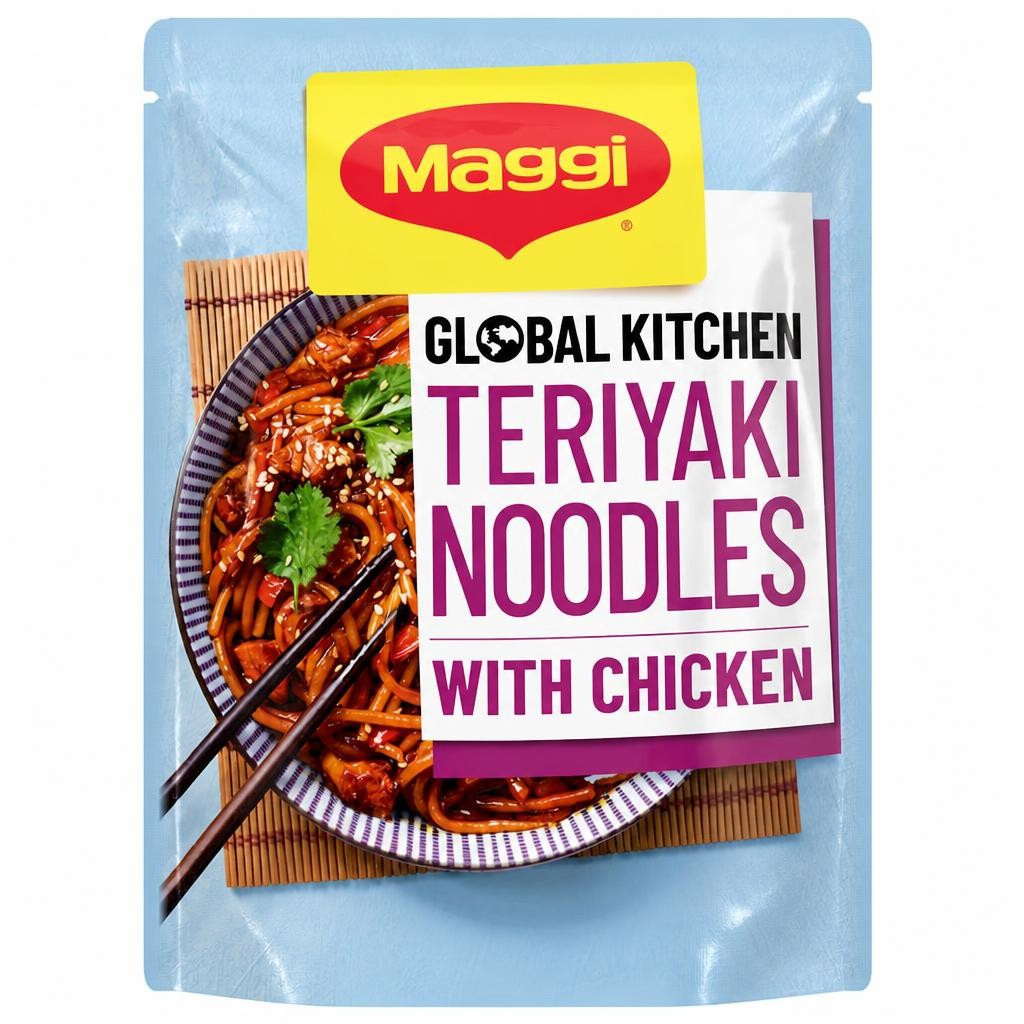 Maggi Global Kitchen Teriyaki Noodles with Chicken Ready Meal 260g