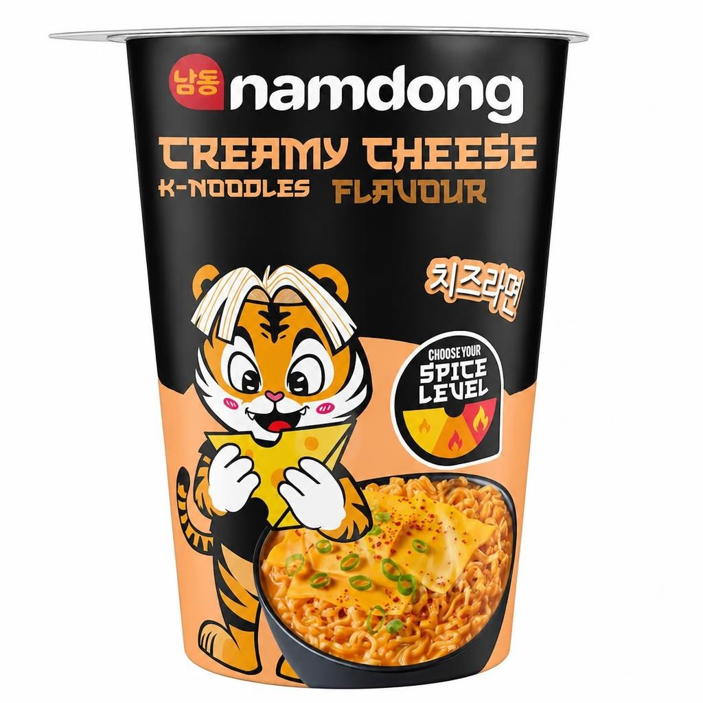 Namdong Creamy Cheese Flavour Instant K-Noodles 84g