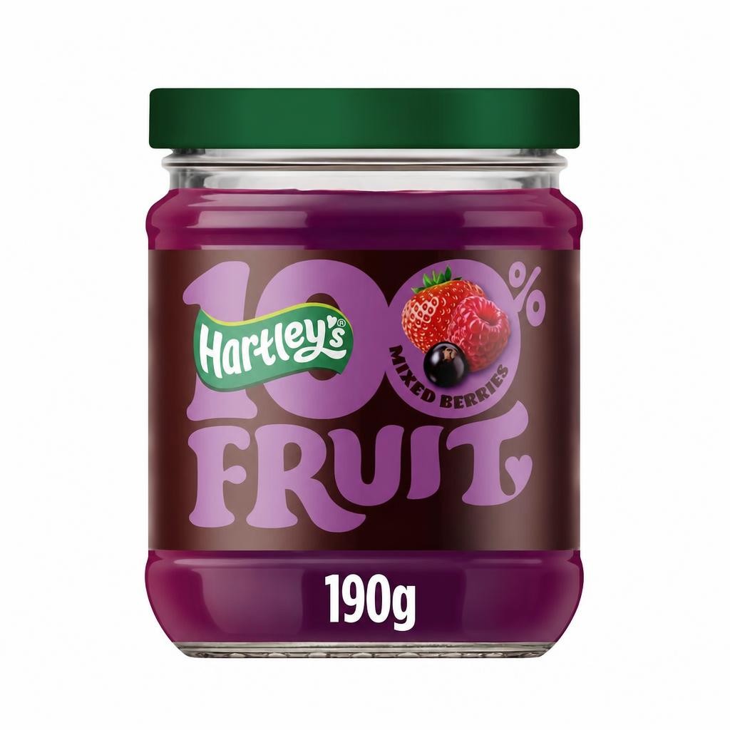 Hartley's 100% Fruit Mixed Berry Fruit Spread 190g