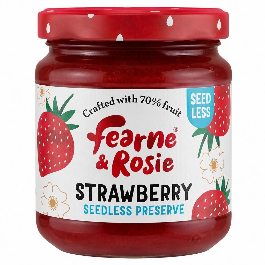 Fearne & Rosie Strawberry Seedless Preserve 310g