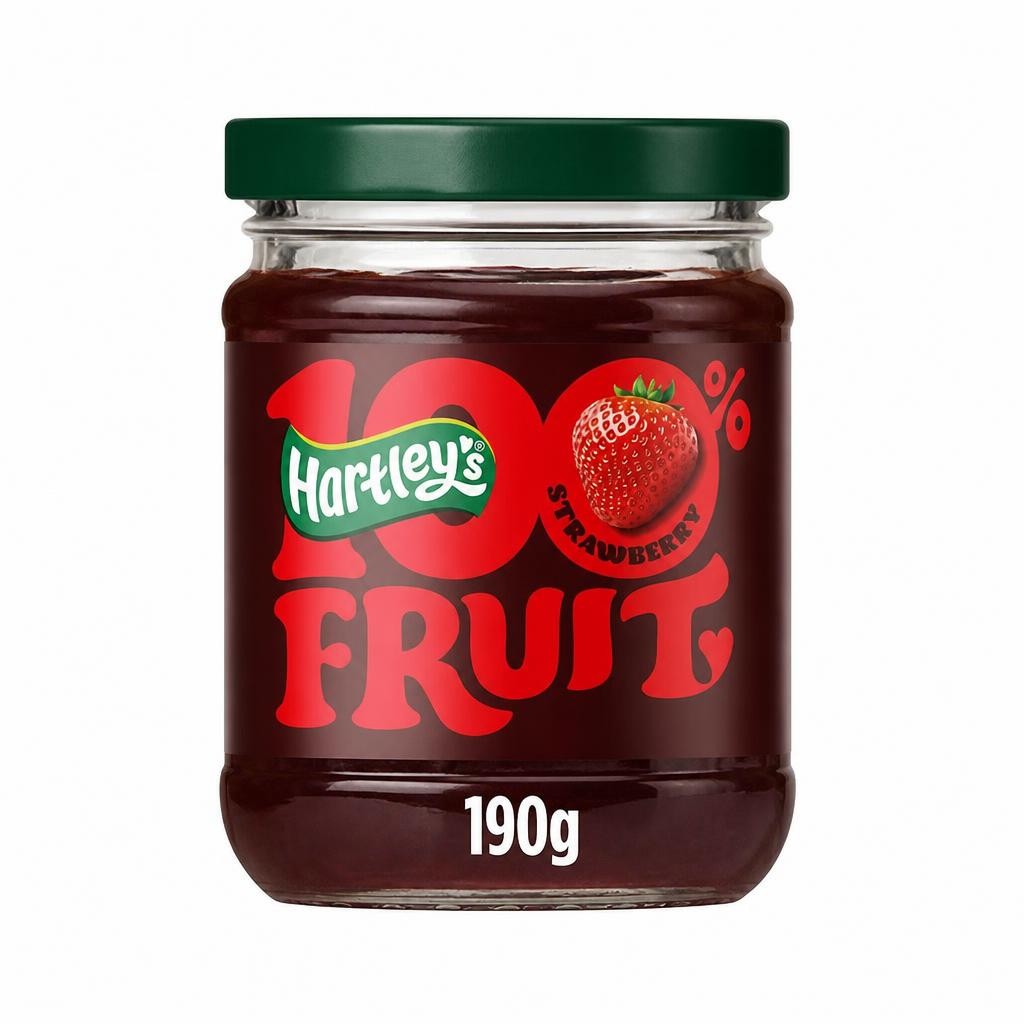 Hartley's 100% Fruit Strawberry Spread 190g