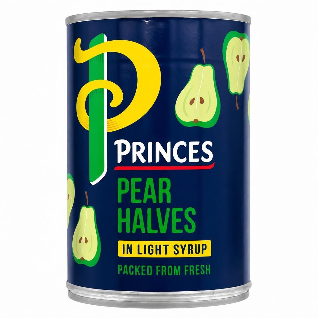 PRINCES PEAR HALVES IN SYRUP 410G