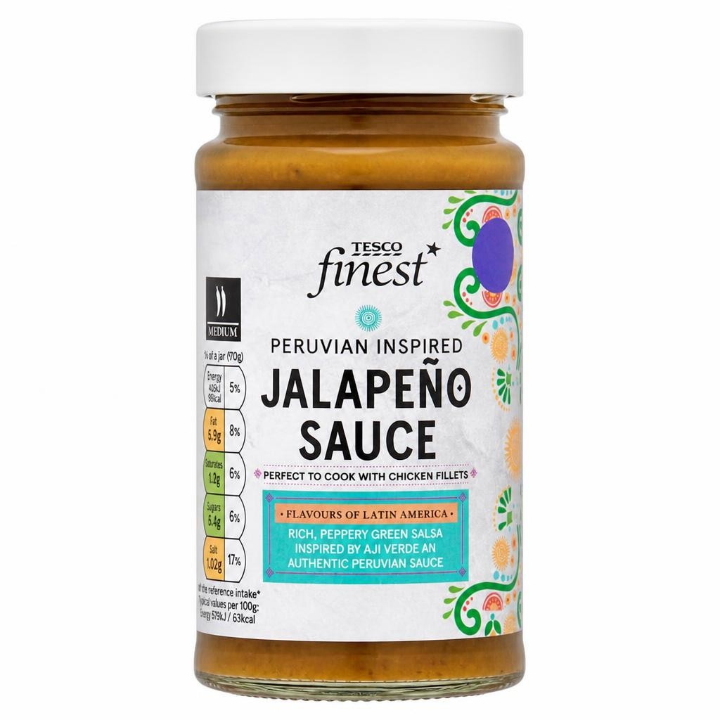 Tesco Finest Peruvian Salsa Jalapeno Sauce 340g