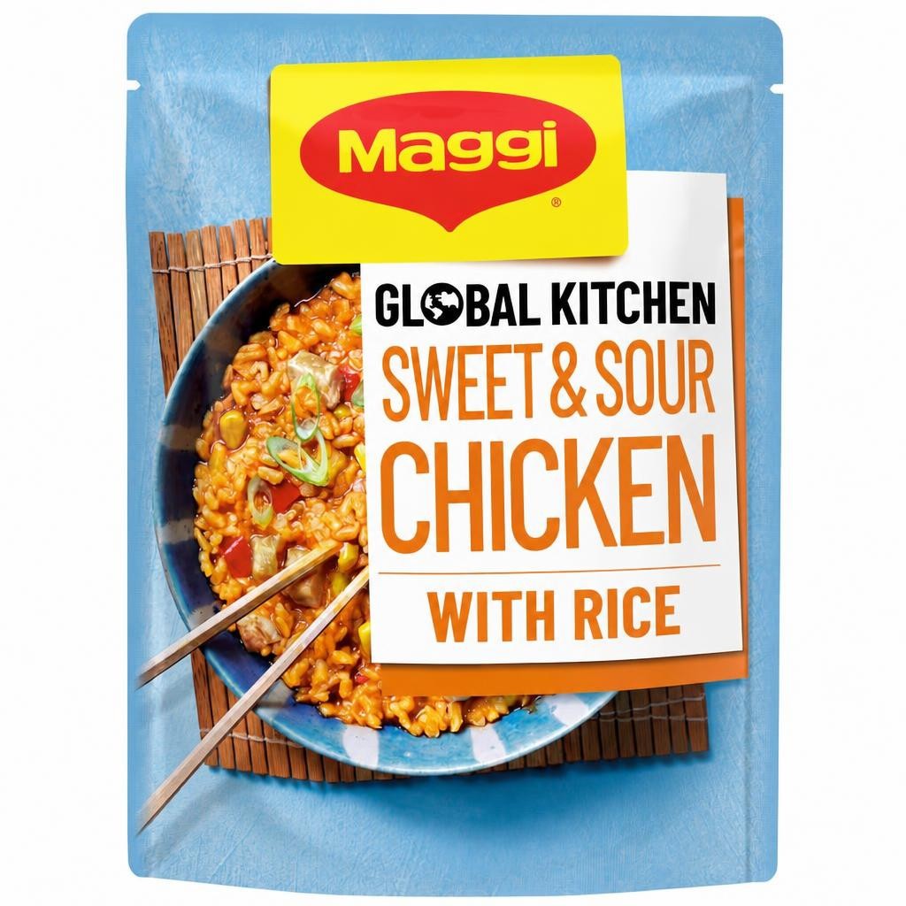 Maggi Global Kitchen Sweet and Sour Chicken with Rice Ready Meal 260g