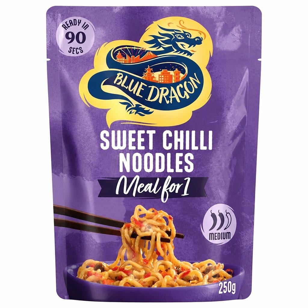Blue Dragon Sweet Chilli Noodles Ready Meal 250g