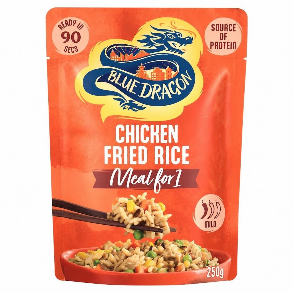 Blue Dragon Chicken Fried Rice Ready Meal 250g