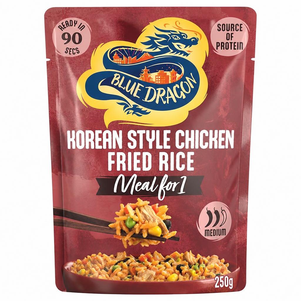 Blue Dragon Korean Style Chicken Fried Rice Ready Meal 250g
