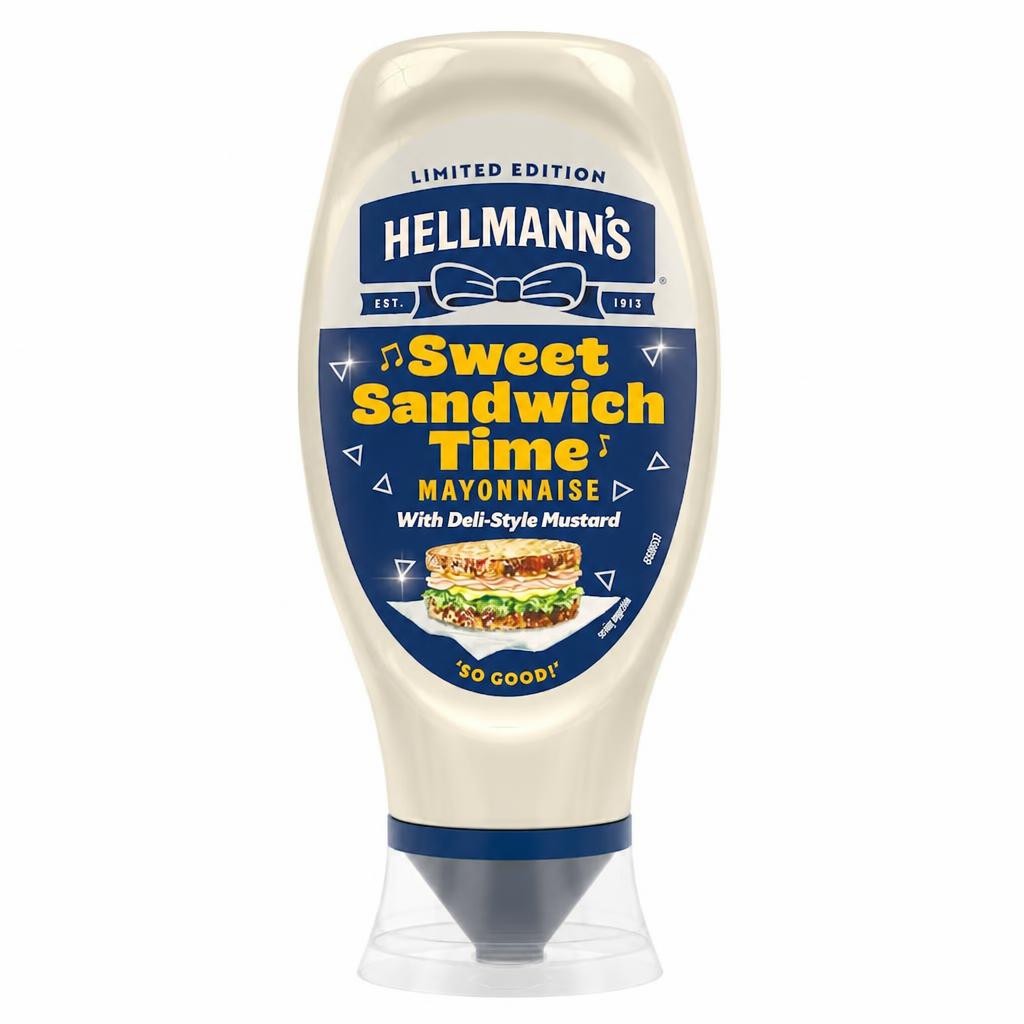 Hellmann’s Sweet Sandwich Time Mayonnaise with Mustard Limited Edition 430 Ml