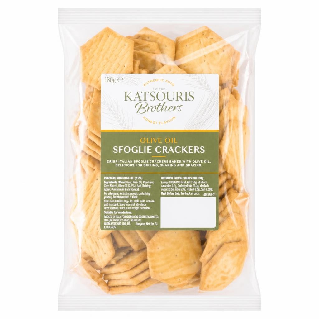 Katsouris Brothers Olive Oil Sfoglie Crackers 180g
