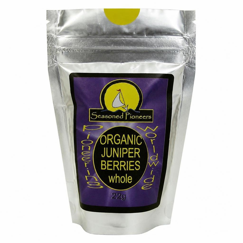 Seasoned Pioneers Organic Juniper Berries Whole 22g