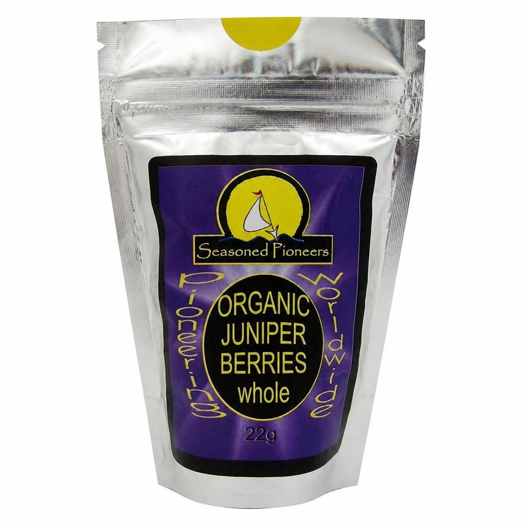 Seasoned Pioneers Organic Juniper Berries Whole 22g