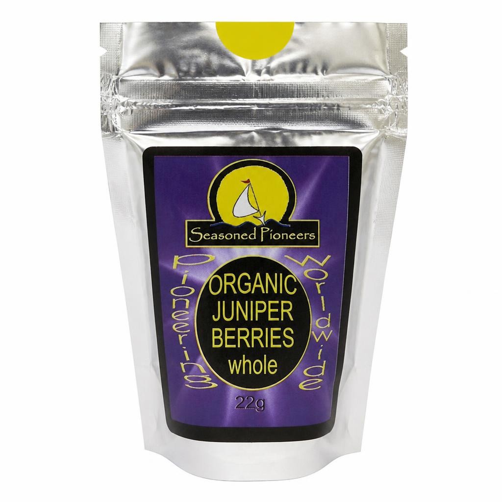 Seasoned Pioneers Organic Juniper Berries Whole 22g