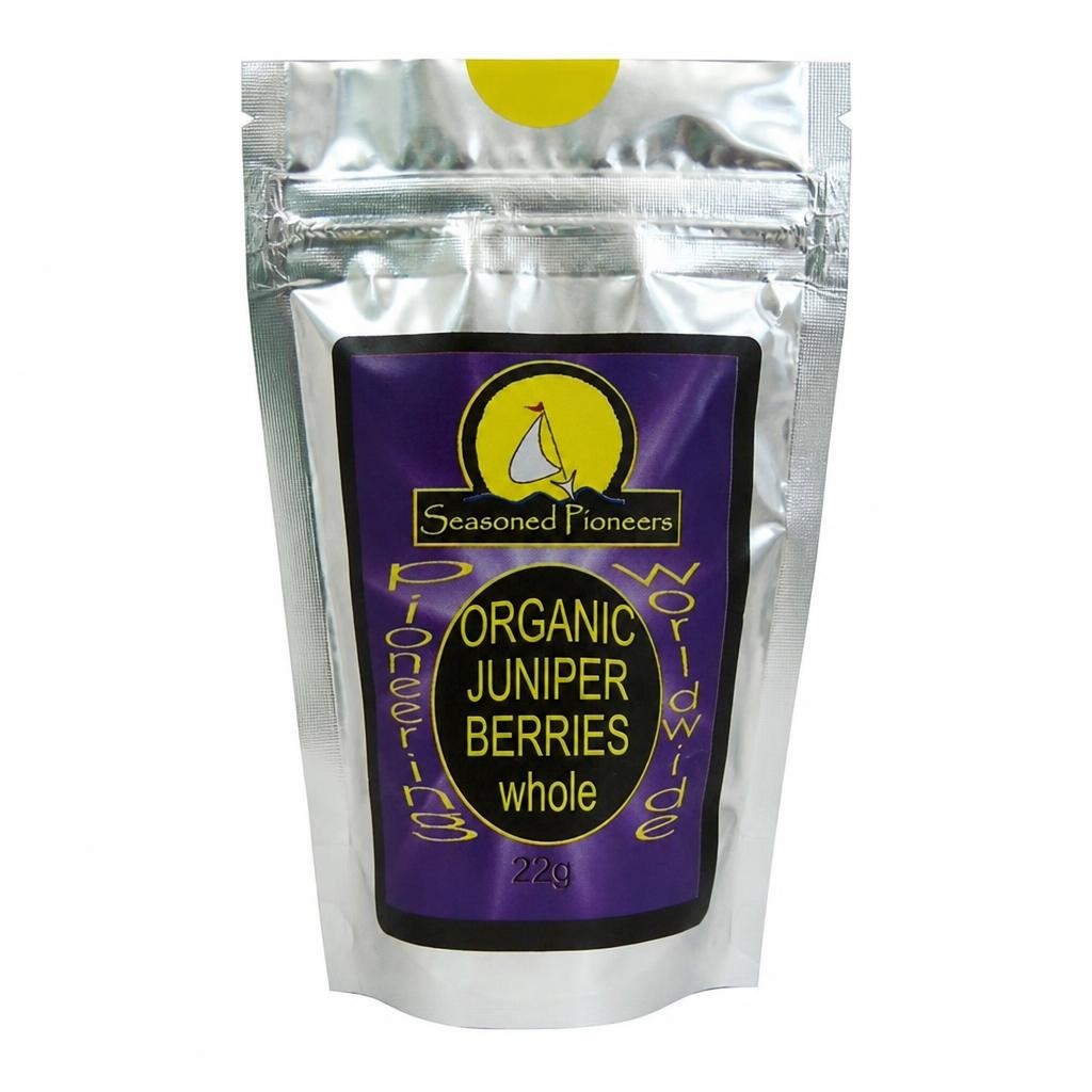 Seasoned Pioneers Organic Juniper Berries Whole 22g