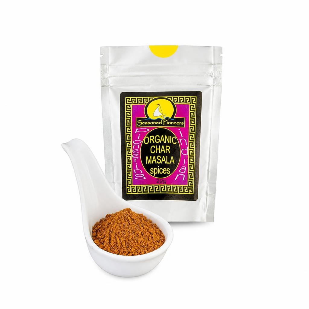 Seasoned Pioneers Organic Char Masala Indian Spices 29g