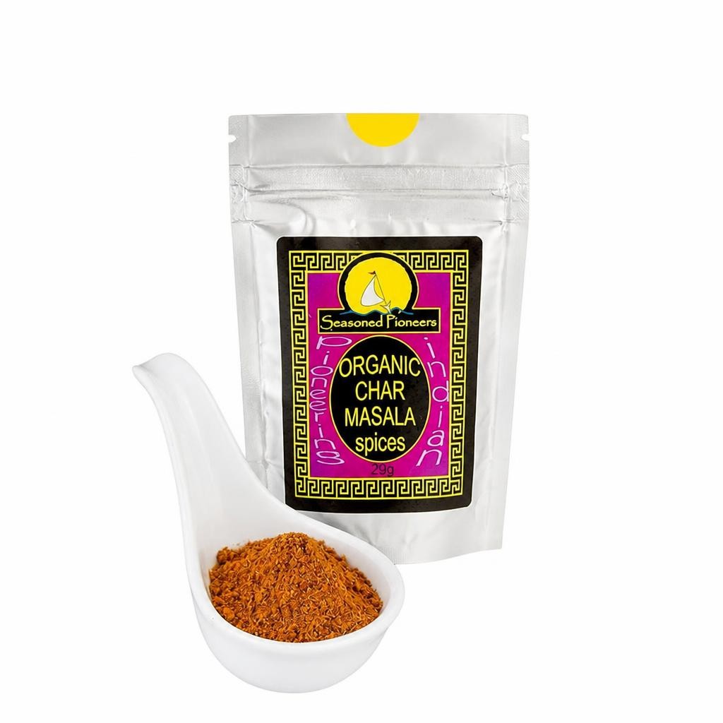Seasoned Pioneers Organic Char Masala Indian Spices 29g