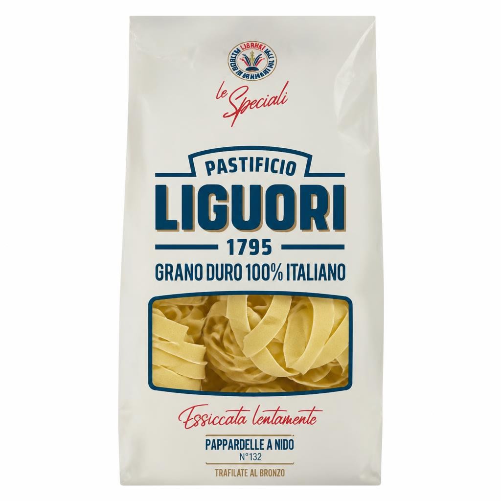 Pastificio Liguori Trafilate Al Bronzo No 132 Pappardelle a Nido 500g