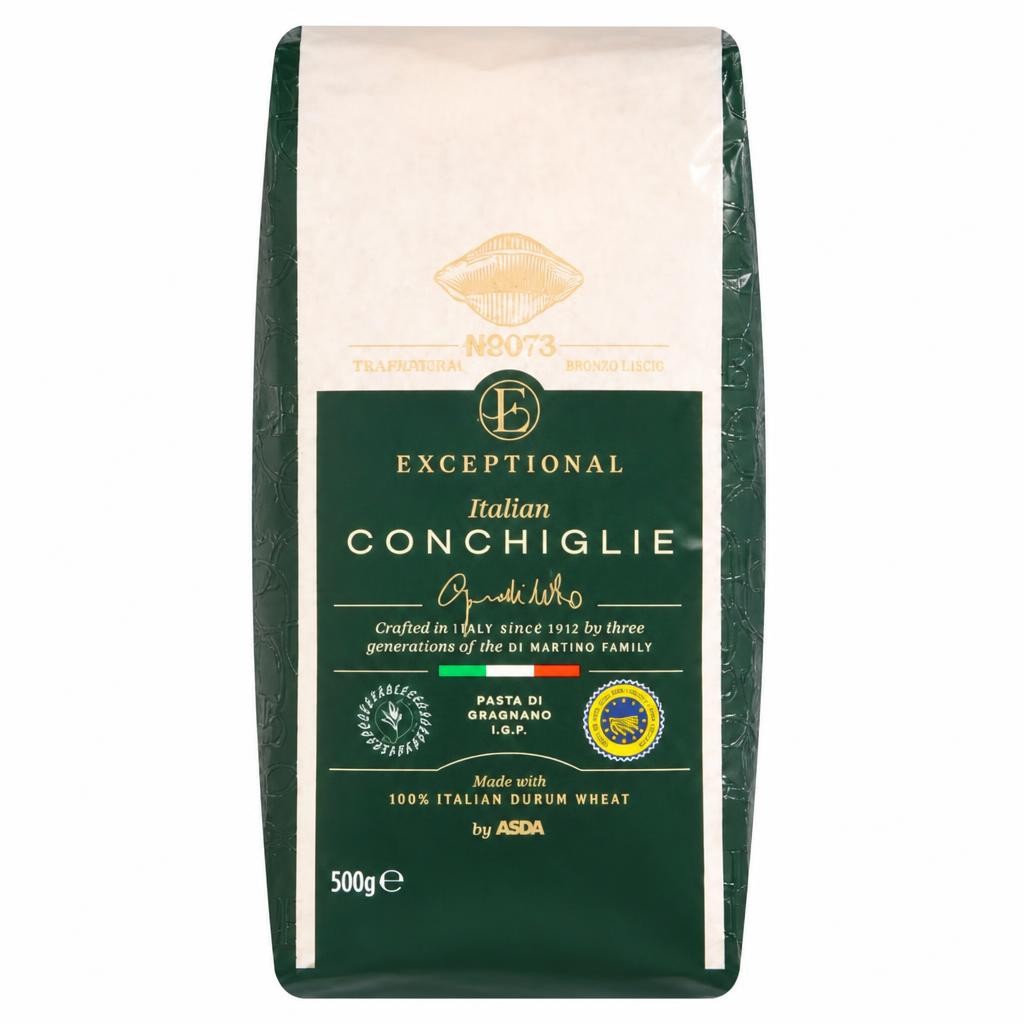 ASDA Exceptional by  Italian Conchiglie 500g