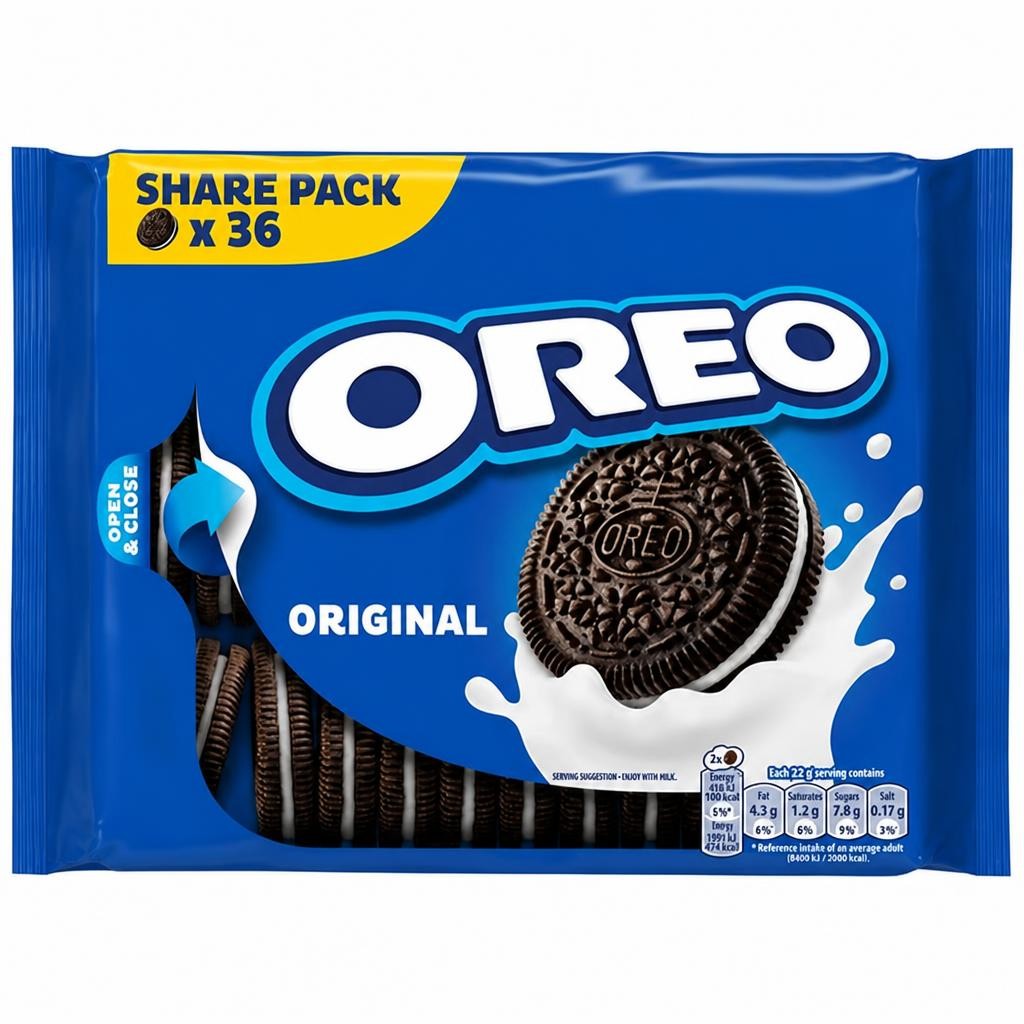 Oreo Original Open & Share Vanilla Sandwich Cookies