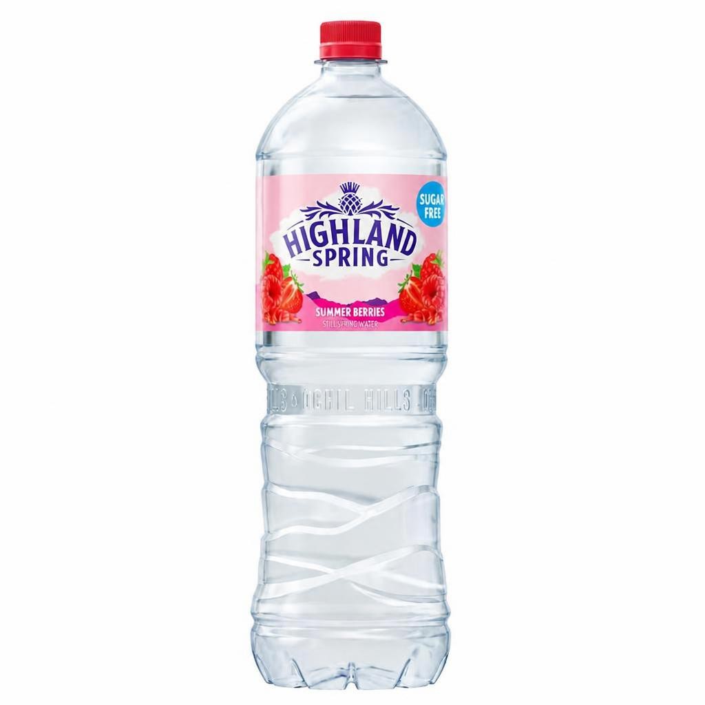 Highland Spring Sugar Free Summer Berries Still Spring Water 1.25 Litre