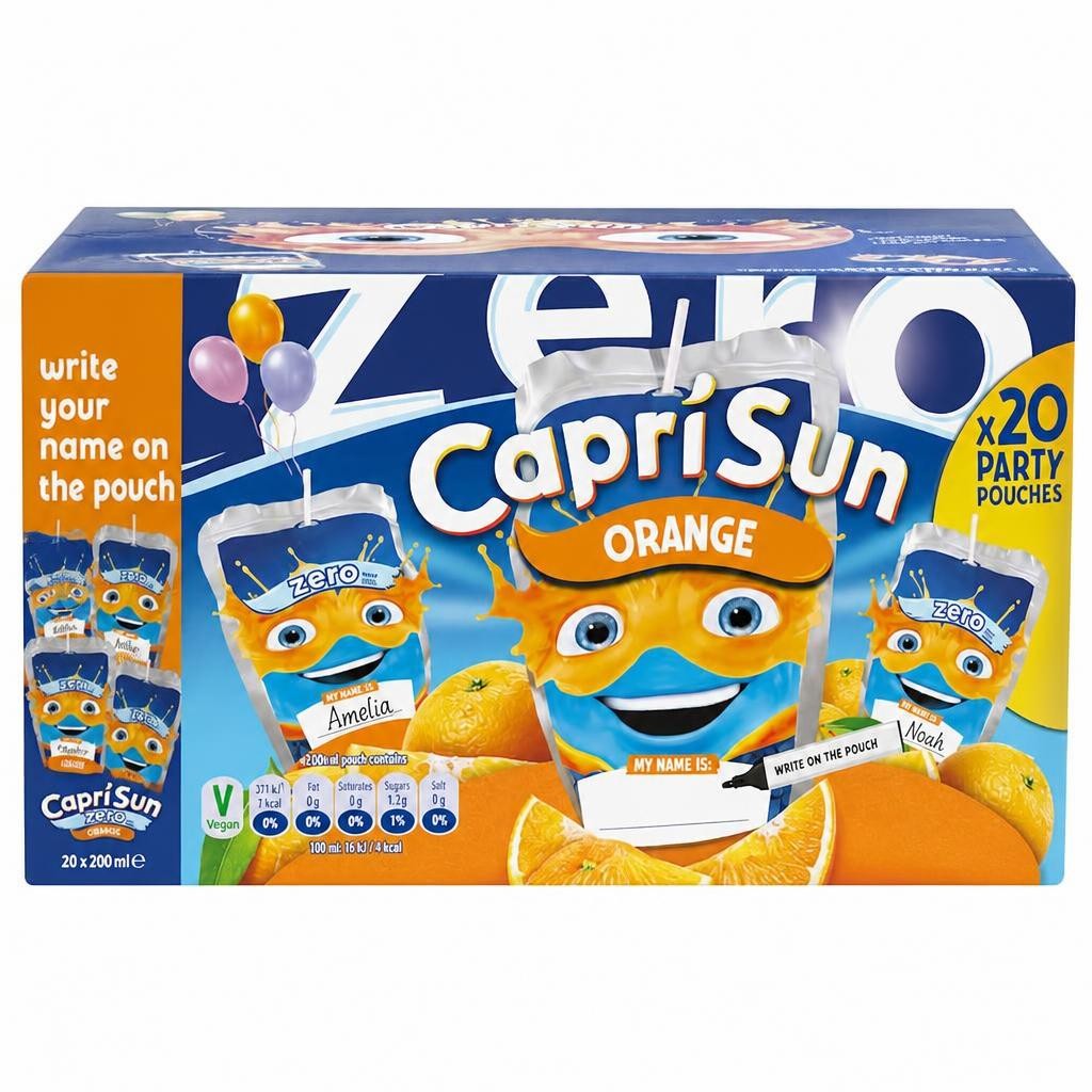 Capri-Sun Orange Zero Party Pack 20x200ml