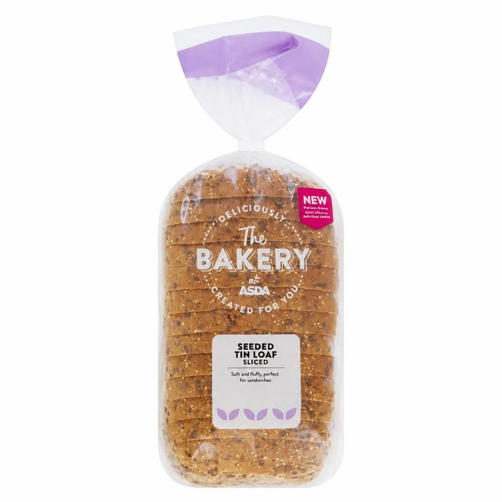 The BAKERY at ASDA The Bakery at  Seeded Tin Loaf Sliced 800g