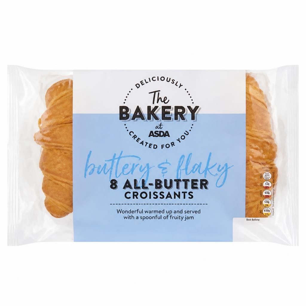 The BAKERY at ASDA The Bakery 8 All-Butter Croissants