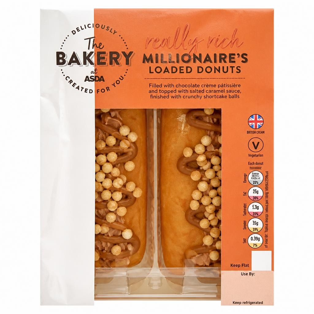 The BAKERY at ASDA Millionaire's Loaded Donuts