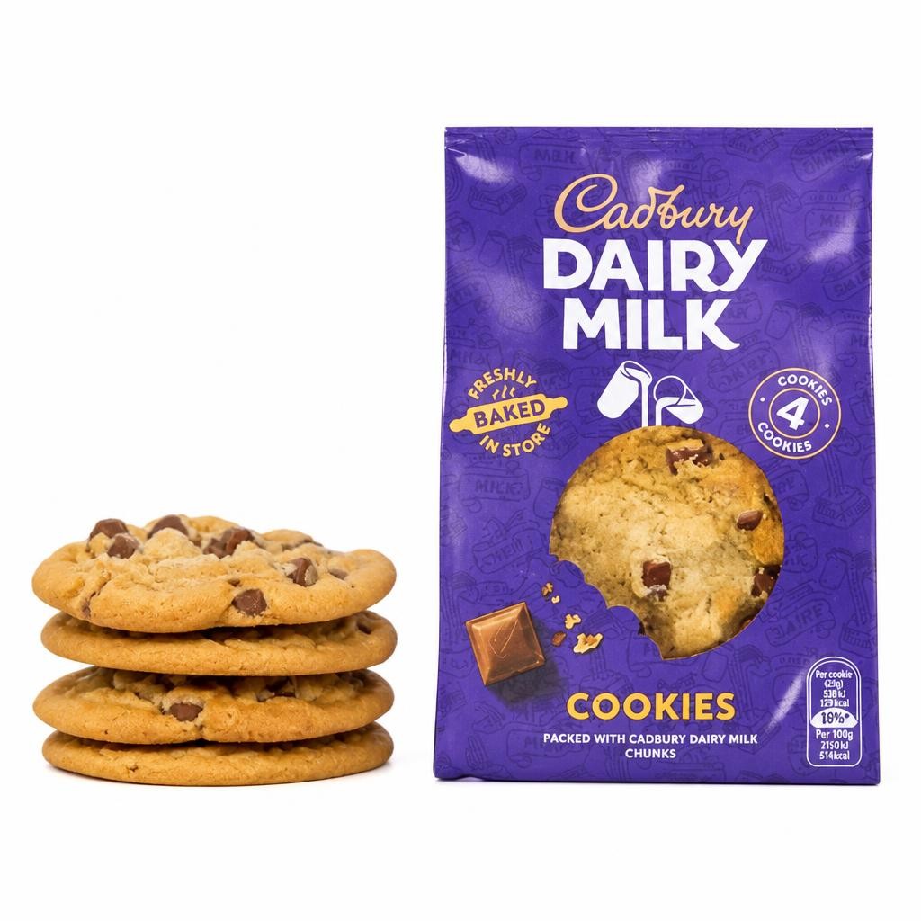 Cadbury 4 Dairy Milk Chocolate Cookies