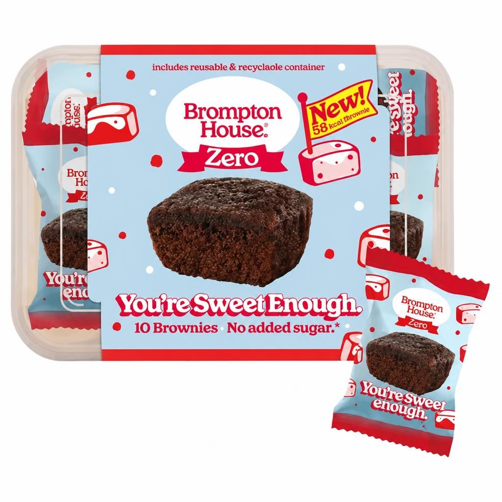 Brompton House Zero Brownies 10 x 20g (200g)