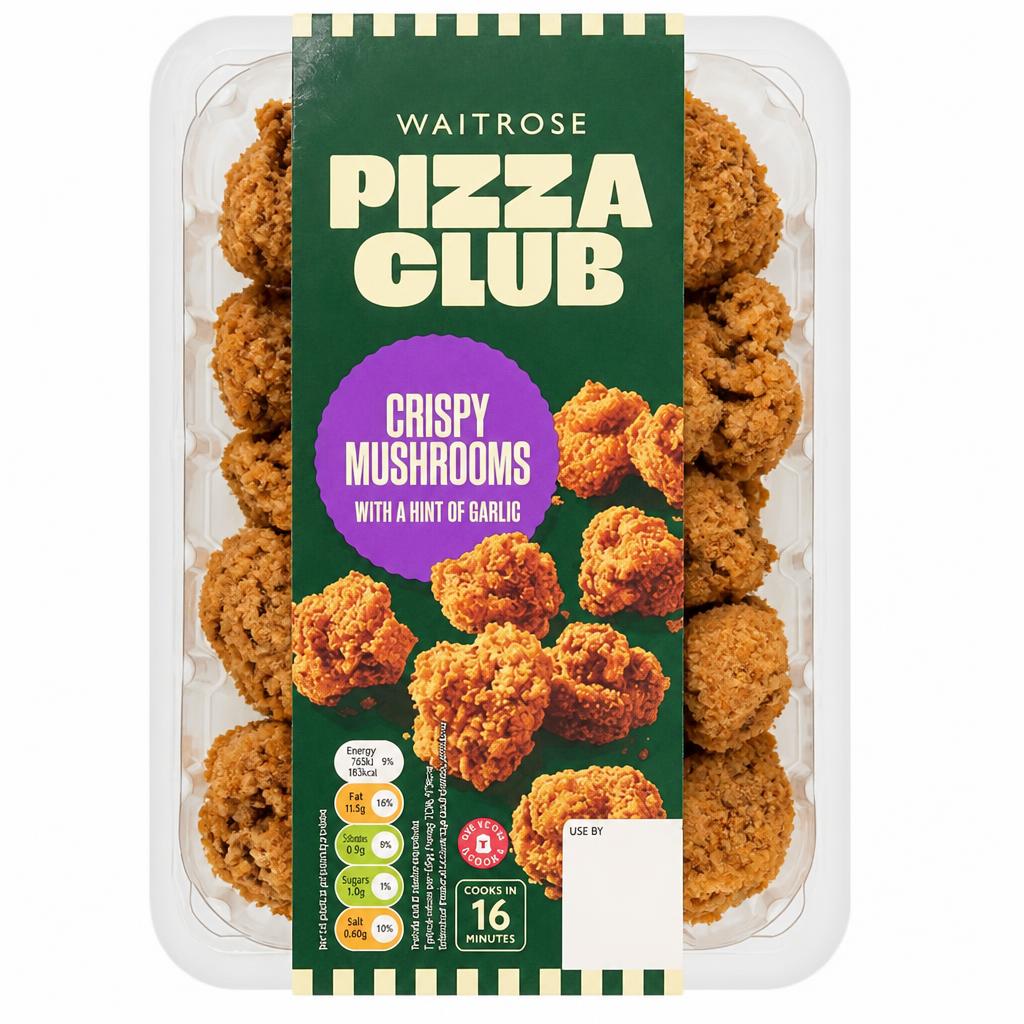 Waitrose Pizza Club Breaded Garlic Mushrooms