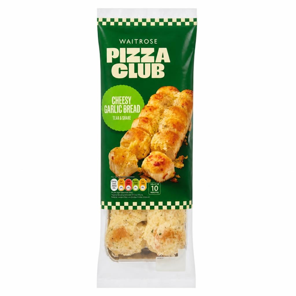 Waitrose Pizza Club Tear & Share Garlic & Cheese Bread