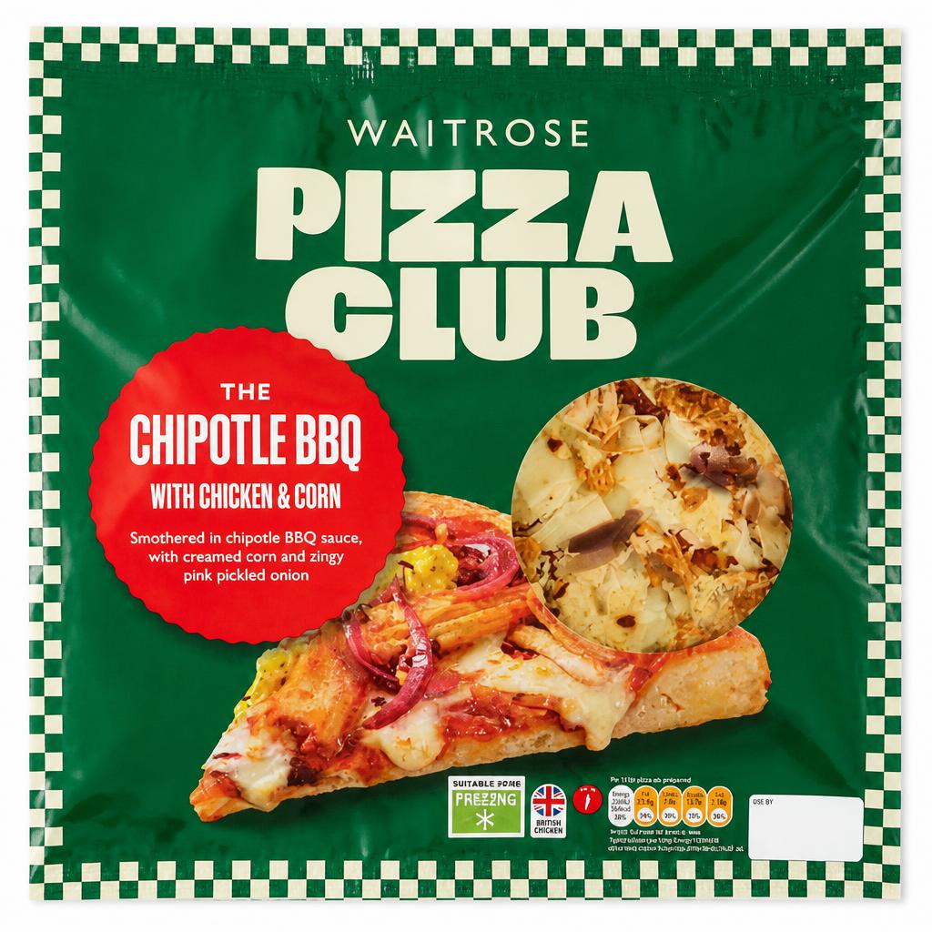 Waitrose Pizza Club Chipotle BBQ Chicken Pizza