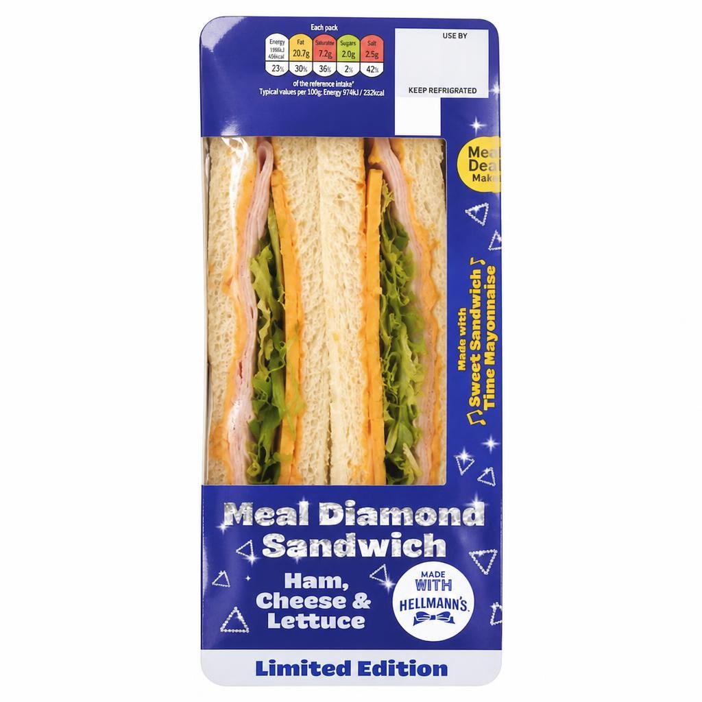Hellmann's Meal Diamond Sandwich
