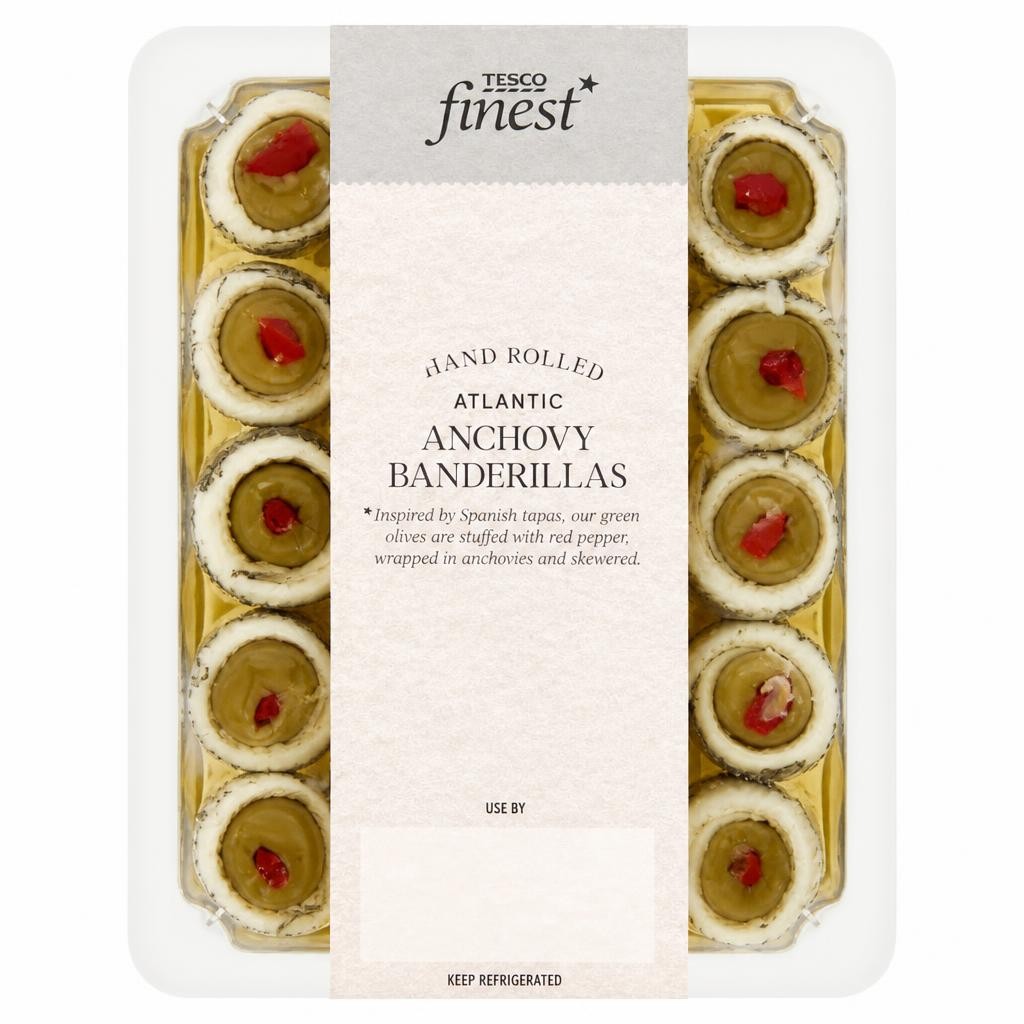 Tesco Finest Anchovy Banderillas 200g