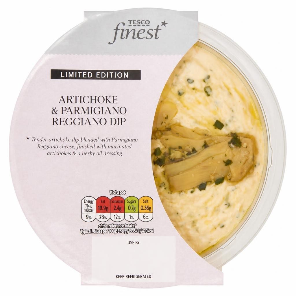 Tesco Finest Artichoke & Parmigiano Reggiano Dip 160g
