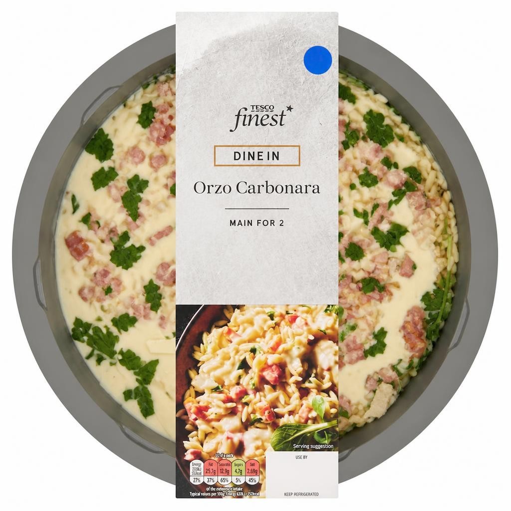 Tesco Finest Carbonara Orzo 700g