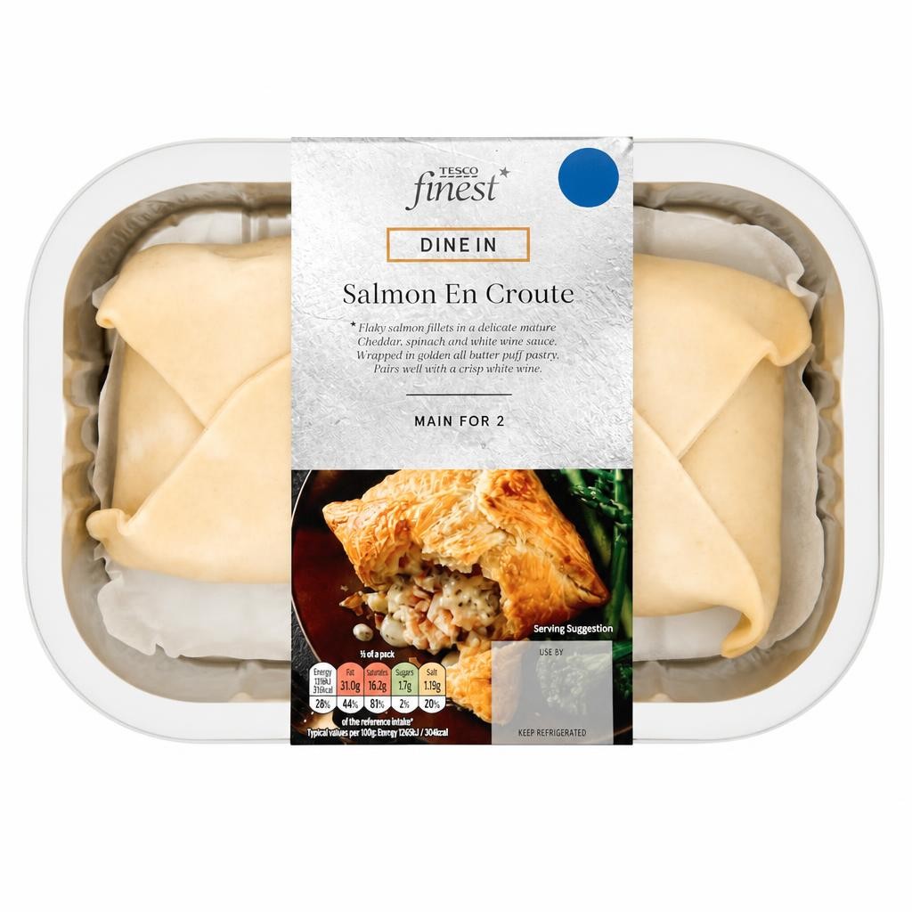 Tesco Finest Dine In Salmon En Croute 380g