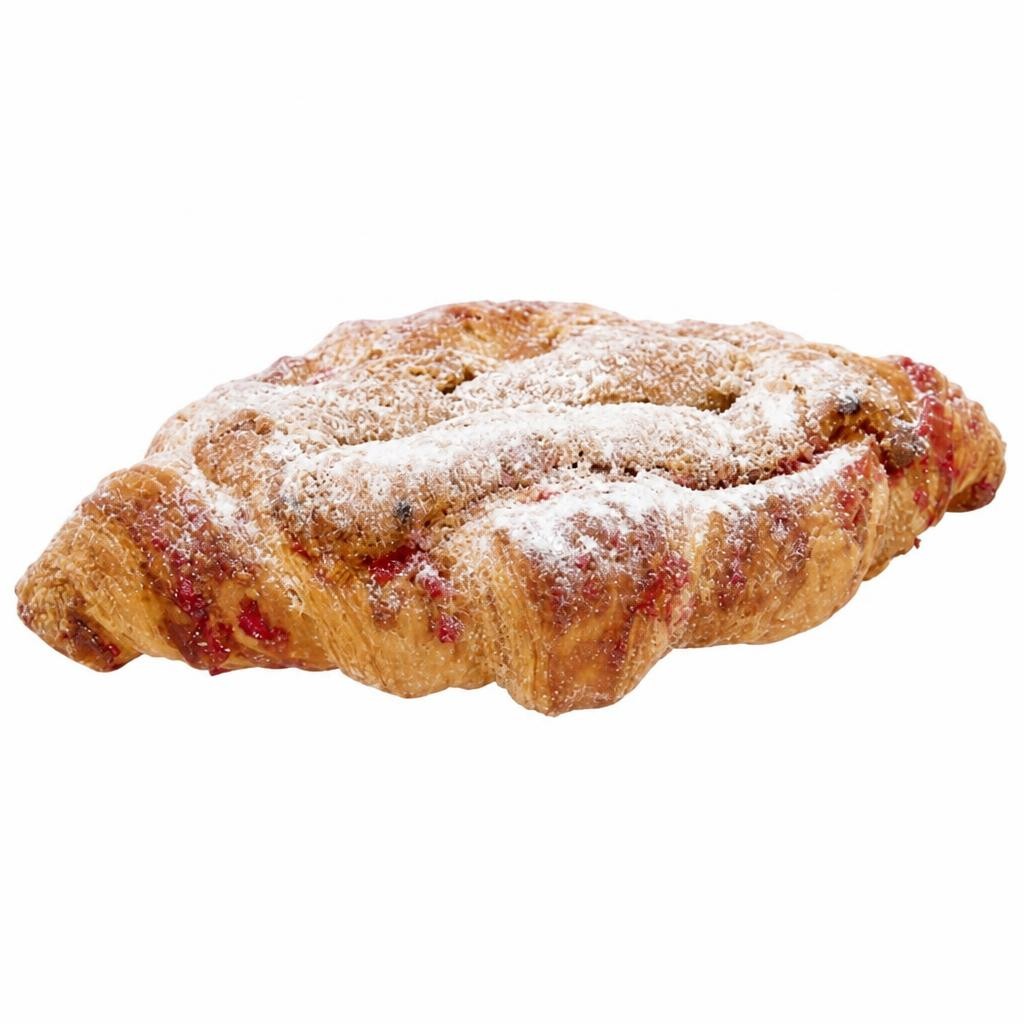 Raspberry & White Chocolate Crookie