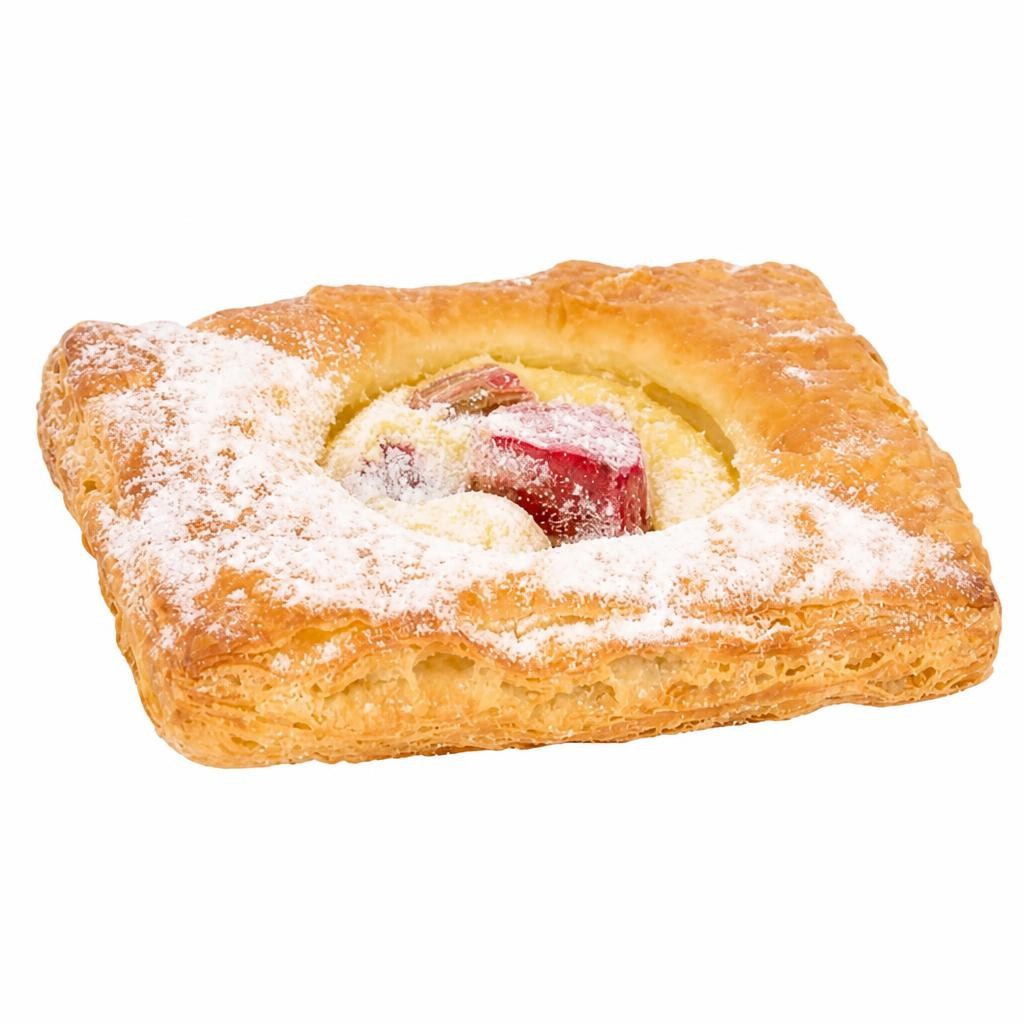 Rhubarb & Custard Pastry