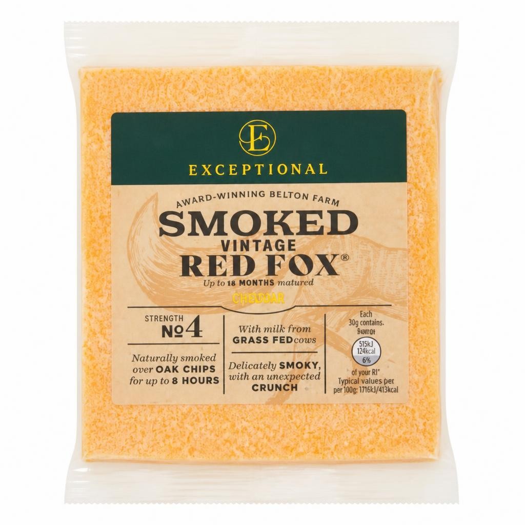 Exceptional by ASDA Smoked Vintage Red Fox 200g