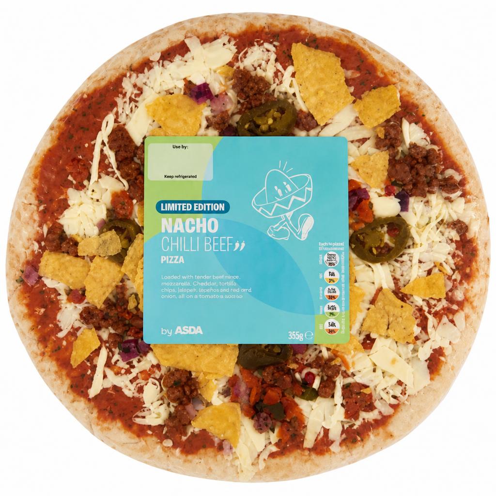 ASDA Limited Edition Nacho Chilli Beef Pizza 365g