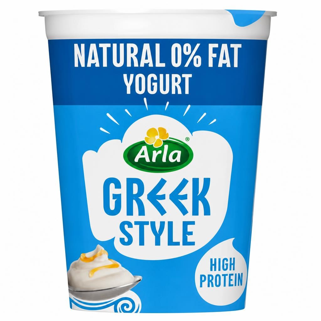 Arla Greek Style 0% Fat Free Natural Yogurt 450g