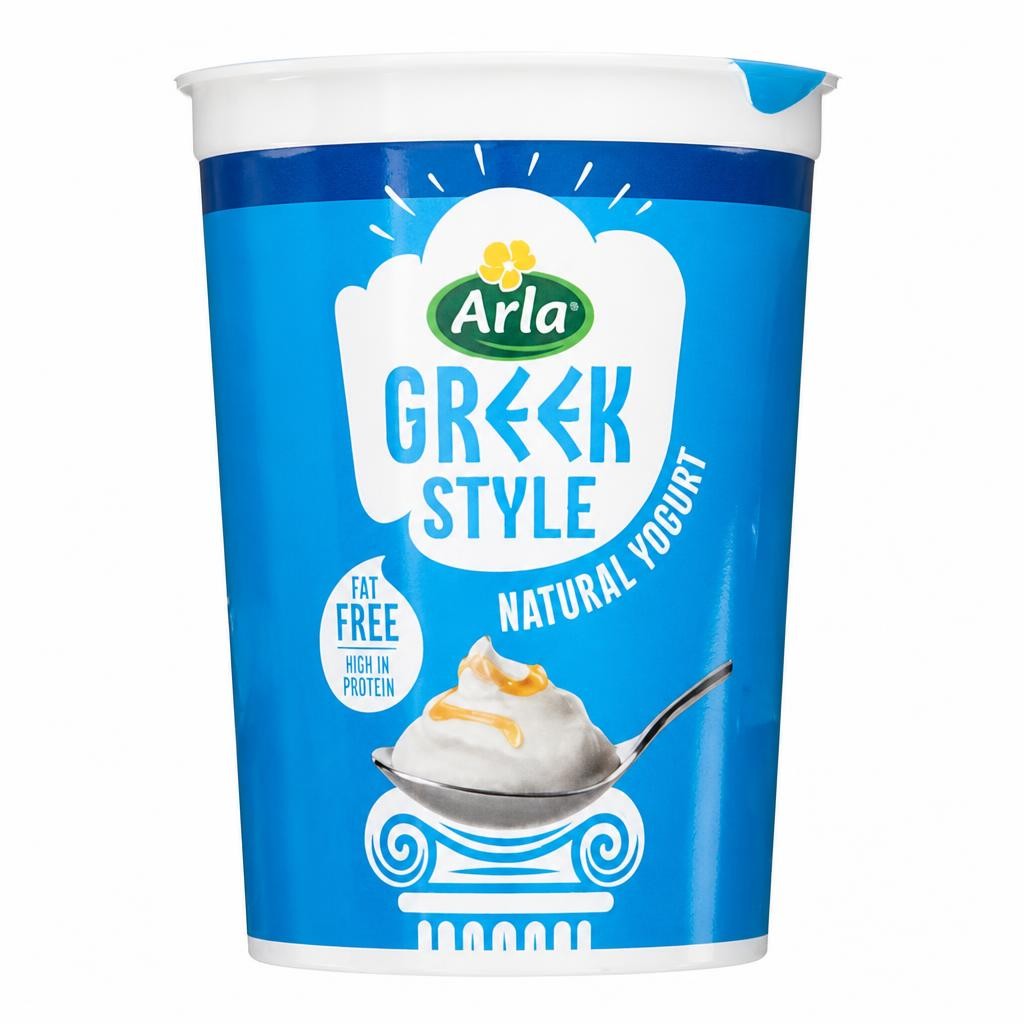 Arla Greek Style 0% Fat Free Natural Yogurt 450g