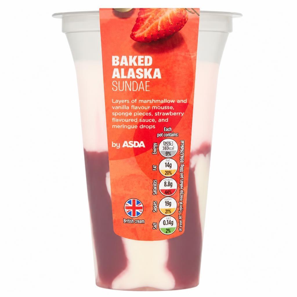 ASDA Baked Alaska Sundae 125g