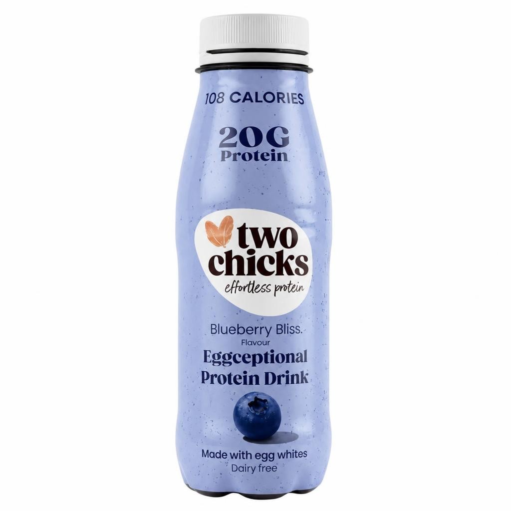 Two Chicks Blueberry Bliss Flavour Eggceptional Protein Drink 250ml