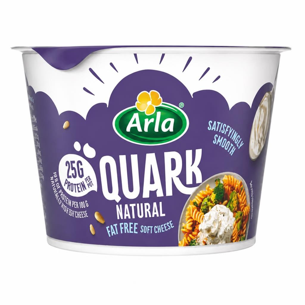 Arla Quark Natural Fat Free Soft Cheese 250g